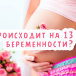 Что происходит на 13 неделе беременности?